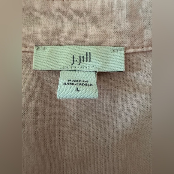 j.jill Woman’s Orange Top with Long Sleeves, Sz L - Picture 7 of 10